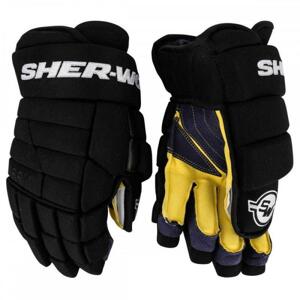 Hokejové rukavice SHER-WOOD BPM120 SR - černá-červená-bílá, Senior, 14