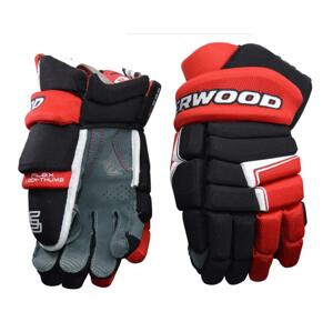 Hokejové rukavice Sher-wood Code III SR - tmavě modrá-červená-bílá, Senior, 14