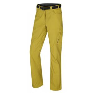 Husky Kahula L žlutozelené dámské outdoorové kalhoty - S