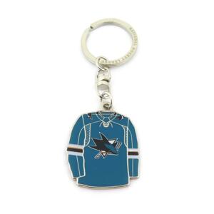 JFSC Přívěšek na klíče NHL Jersey Keychain - San Jose Sharks