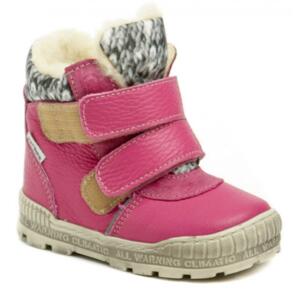 Pegres 1702 růžová dětská zimní obuv - EU 25