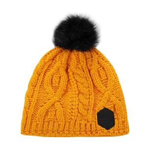Alpine Pro GARBINE oranžová zimní čepice s bambulí - L - obvod hlavy 58-59 cm