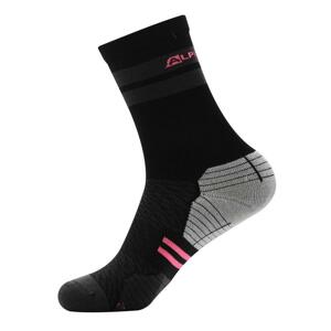 Alpine Pro ADRON 3 růžové ponožky sportovní - L EU 43-46