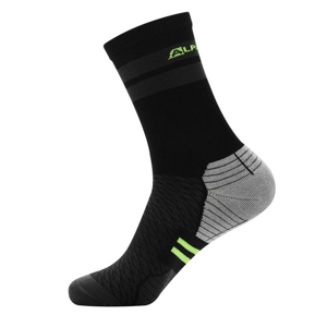 Alpine Pro ADRON 3 zelené ponožky sportovní - M EU 39-42