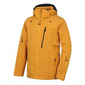 Husky Montry M krémově žlutá pánská lyžařská bunda - M