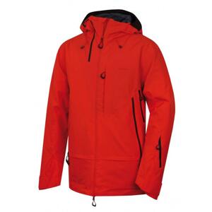 Husky Gambola M výrazně červená pánská hardshellová bunda - XL