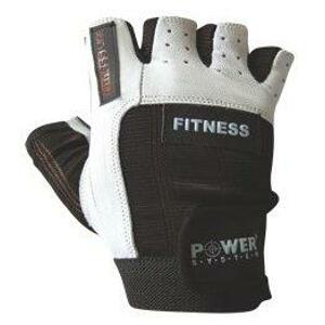 Power System fitness rukavice Fitness černobílé - M