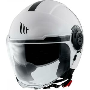 MT Helmets Otevřená přilba na motorku Viale bílá lesklá - S: 55-56 cm