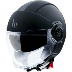 MT Helmets Otevřená přilba na motorku Viale černá matná - S: 55-56 cm