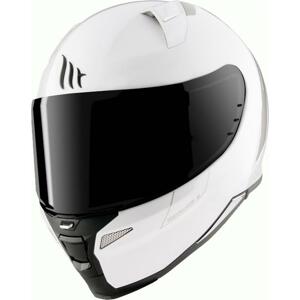 MT Helmets Integrální přilba na motorku Revenge 2 Solid bílá lesklá + sleva 300,- na příslušenství - XS: 53-54 cm