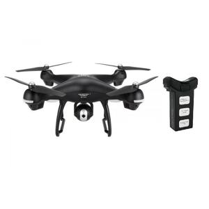 SJ R/C SJ70W - dron s GPS, 720p a follow me - černá + 1x akumulátor 2500mAh (+17min letu)
