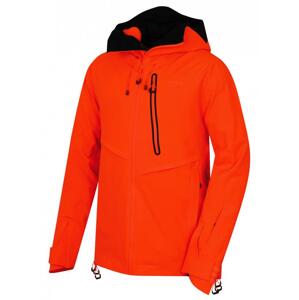 Husky Mistral M neonově oranžová pánská lyžařská bunda - M