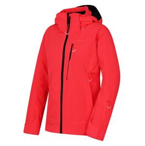 Husky Montry L neonově růžová dámská lyžařská bunda - L