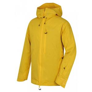 Husky Gomez M žlutá pánská lyžařská bunda - XL