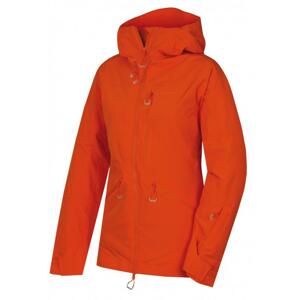 Husky Gomez l výrazně oranžová dámská lyžařská bunda - L