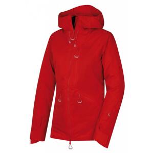 Husky Gomez l červená dámská lyžařská bunda - XL