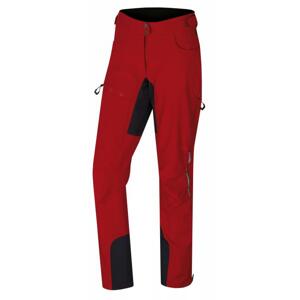 Husky Keson L červené dámské softshellové kalhoty - L