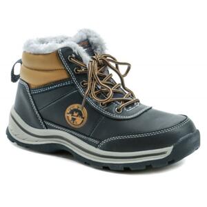 American Club ES46-19 modré zimní dětské boty - EU 32