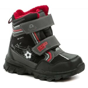 American Club H40-20 černo červené dětské zimní boty - EU 29