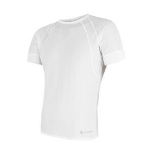 Sensor Coolmax Air bílé pánské triko krátký rukáv - XL