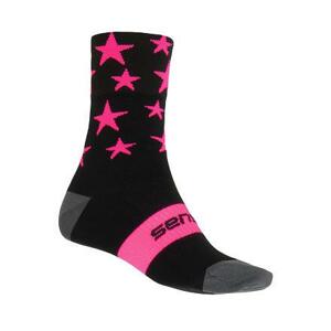 Sensor ponožky Stars Černá/růžová - 6/8
