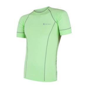Sensor Coolmax Fresh světle zelené pánské triko krátký rukáv - S