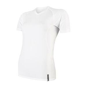Sensor Coolmax Tech bílé dámské triko krátký rukáv - M