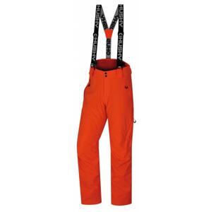 Husky Mitaly M neonově oranžové pánské lyžařské kalhoty - L