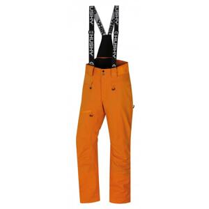 Husky Gilep M oranžové pánské lyžařské kalhoty - XXL