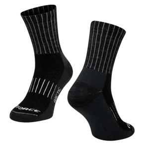 Force ponožky ARCTIC, černo-bílé - L-XL/42-47