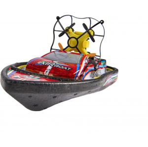 AirBoat 2v1, loď a dron, gyroskop, LED, otočky 360°, boost rychlost, 100% RTR