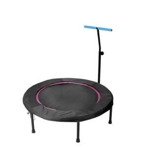Sedco Trampolína fitness s madlem kruhová 110 cm - Růžová