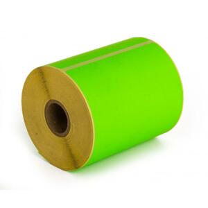 OEM Etikety 100mm x 150mm, papír, D25/role 90mm/250ks, reflexní zelené
