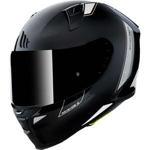 MT Helmets Integrální přilba na motorku Revenge 2 Solid černá lesklá + sleva 300,- na příslušenství - XL: 61-62 cm