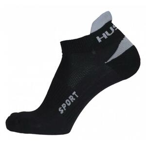 Husky Sport antracit/bílé ponožky - L (41-44)