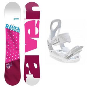 Raven Style Pink snowboard + Raven S200 white vázání - 144 cm + S/M (EU 37-41)