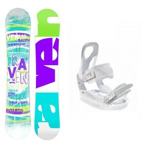Raven Venus 2019/20 snowboard + Raven S200 white vázání - 138 cm + S/M (EU 37-41)