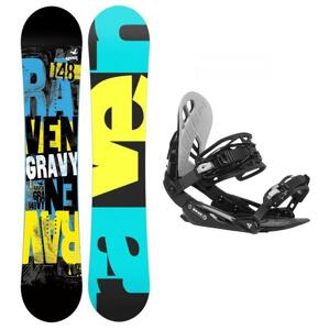 Raven Gravy snowboard + Gravity G1 black/light grey 20/21 vázání - 154 cm + M (EU 39,5-41,5)