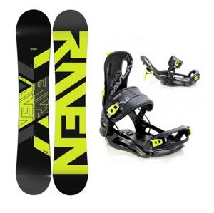 Raven Patrol pánský snowboard + Raven Fastec FT 270 black/lemon snowboardové vázání - 150 cm + M (EU 39-41)