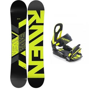 Raven Patrol pánský snowboard + Raven S200 lime vázání - 163 cm Wide + M/L (EU 40-47)