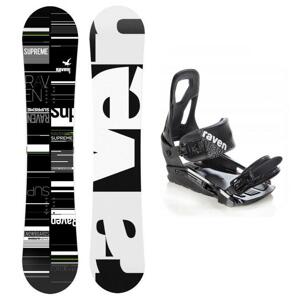 Raven Supreme black/lime snowboard + Raven S200 black vázání - 148 cm + S/M (EU 37-41)