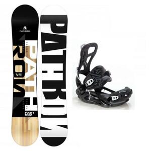 Pathron TT 2020 snowboard + Pathron XT black snb vázání s fastec - 161 cm + L (EU 42-44)