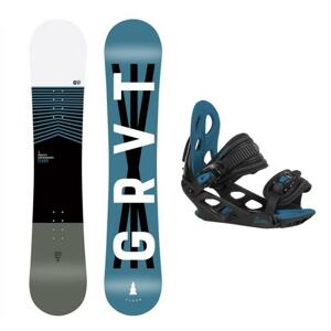Gravity Flash 20/21 dětský snowboard + Gravity G1 Jr black/blue vázání - 130 cm + S (EU 32-37)