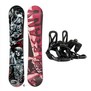 Beany Hell snowboard + Beany Kido dětské vázání - 110 cm + EU (EU 25-31)
