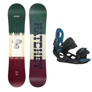 Hatchey Viva dětský snowboard + Gravity G1 Jr black/blue vázání - 125 cm + S (EU 32-37)