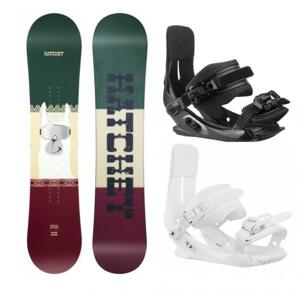 Hatchey Viva dětský snowboard + Sp Junior 180 snb vázání - 125 cm + white XS/S - EU 32-36