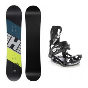 Hatchey SPR Junior snowboard + Raven Fastec FT 270 black vázání - 125 cm + XL (EU 45-47)