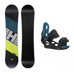 Hatchey SPR Junior juniorský snowboard + Gravity G1 Jr black/blue vázání - 130 cm + S (EU 32-37)