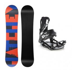 Hatchey Drift Junior dětský snowboard + Raven Fastec FT 270 black vázání - 125 cm + M (EU 39–41)