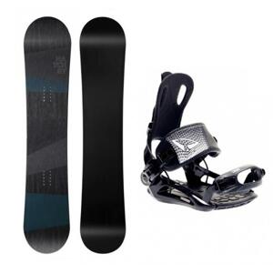 Hatchey General snowboard + SP FT270 snowboardové vázání - 160w cm (širší) + S (EU 36-39), black
